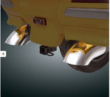 CHROME TURNDOWN EXHAUST TIPS