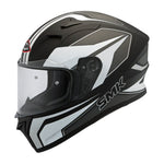 SMK Stellar Dynamo Helmet - Matte Black / White / Grey
