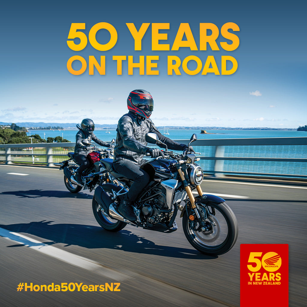 50 Years of Honda Motorcycles on the Road