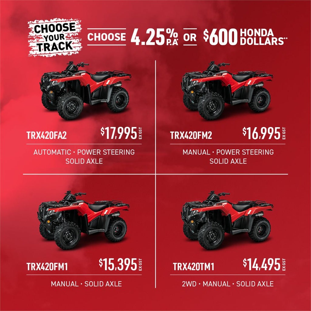 TWO & FOUR WHEEL FARM DEALS - AVAIL JUNE 2025  PLUS IRD INVESTMENT BOOST