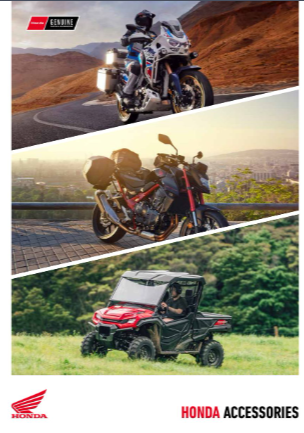 MAKE YOUR HONDA UNIQUELY YOURS. WITH THE NEW RANGE OF ACCESSORIES