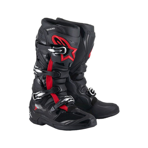 Tech-7 MX Boots Black/Red Fluoro 8