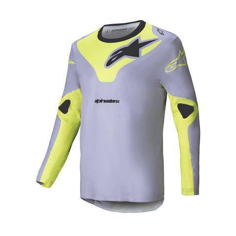Racer Veil Jersey Grey/Yellow Fluoro S