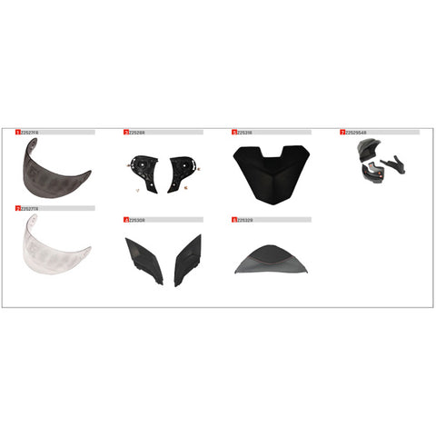 J.04 HELMET SPARES