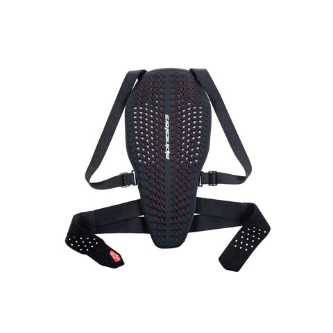 Nucleon Plasma Back Protector with strap Blk/Wht S