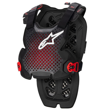 A-1 Pro Chest Protector Anthracite/Black/Red M/L