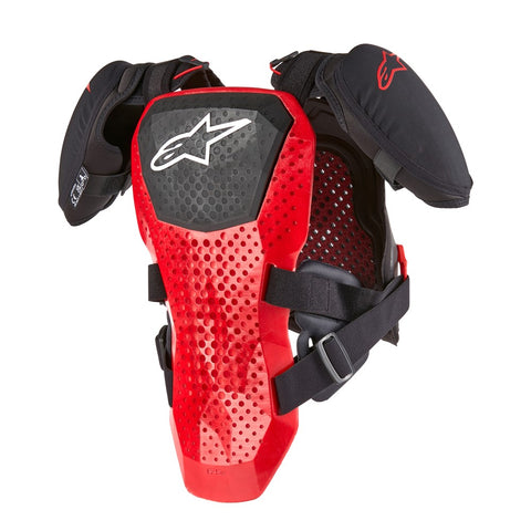 A-5S v2 Youth Body Armour Black/White/Red L/XL