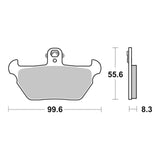 Brembo Prime Sinter Front Brake Pads 07BB22SA