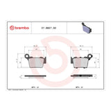 Brembo Prime Sinter Rear Brake Pads 07BB27SD