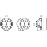 Denali D3 LED Fog Light - DataDim™ Technology - Single
