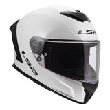 LS2 FF820 Rapid III Solid Helmet - Gloss White