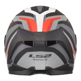 LS2 FF820 Rapid III Hyper Helmet - Black / Red