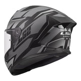 LS2 FF820 Rapid III Xtrem Helmet - Black / Grey