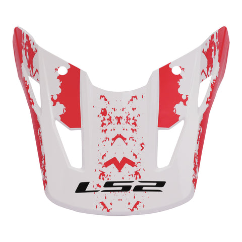 LS2 COZ Peak Hyde - Red / White