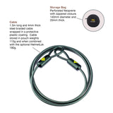 Rocky Creek Gearlok Double Loop Cable 150cm