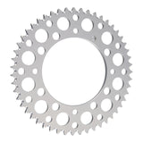Renthal Rear Sprocket - Silver 51T Alloy 7075-T6 Grooved