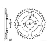 Sprocket Kit Yamaha AG175 - 428H 14/47