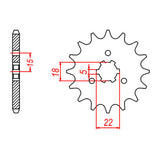 Sprocket Kit Kawasaki KX125 '98 - 520KXZ 12/48