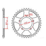 Sprocket Kit Suzuki GSF600 Bandit '96-'04 - 530XRE 15/47