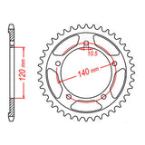 Sprocket Kit Suzuki GSXR750 '06-'10 (Economy) - 525XRE 17/45