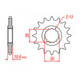 Sprocket Kit Yamaha YZF-R1 '04-'08 Gold (recommend) - GB530ZXW 17/45