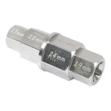 WHITES 4-IN-1 HEX AXLE TOOL 17 19 22 24mm ALUM