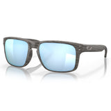 0OO9102-J955 Oakley Holbrook Sunglasses Woodgrain Frame with PRIZM Deep Water Polarized Lens