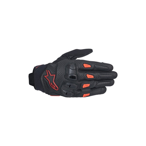 SP X 7 Gloves Black/Dark Red/Red Fluoro S