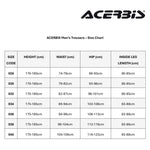 Acerbis Mens Trousers Size Chart