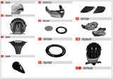 X.08 HELMET SPARES