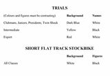 Trials & Short Track Backgrounds - as per MNZ rules