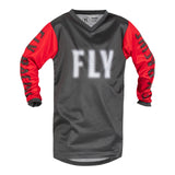 Fly Racing 2023 F-16 Youth Jersey - Grey / Red