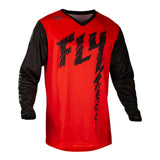 Fly Racing 2024 Youth F-16 Jersey - Red / Black / Grey