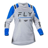 Fly Racing 2024 - Womens F-16 Jersey - Arctic Grey / Blue