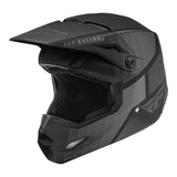 Fly Racing 2023 Youth Kinetic Drift Helmet - Black / Charcoal