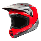 Fly Racing 2023 Youth Kinetic Vision Helmet - Red / Grey