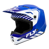 Fly Racing 2024 Youth Kinetic Menace Helmet - Blue / White