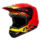Fly Racing 2024 Kinetic Menace Helmet - Red / Black / Yellow
