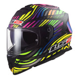 LS2 FF800 Storm II Velvet Helmets - Black / Rainbow