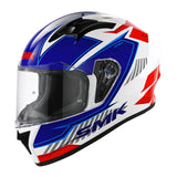 SMK Stellar Adox Helmet - White / Red / Blue