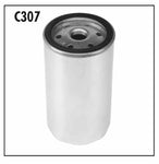 Champion C307 spin-on oil filter - gasket 71.5 wide, cannister 76 wide, height 141, thread: 3/4"-16 UNF with by-pass and anti-drain - HD part # 63813-90. HF173