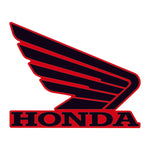 700.0030 Honda Wing RH Tank Sticker 107mm Red_Black