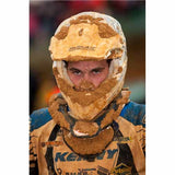 TA-177760W - white Twin Air helmet mud deflector - keep the weighty mud off your helmet peak in those muddy races