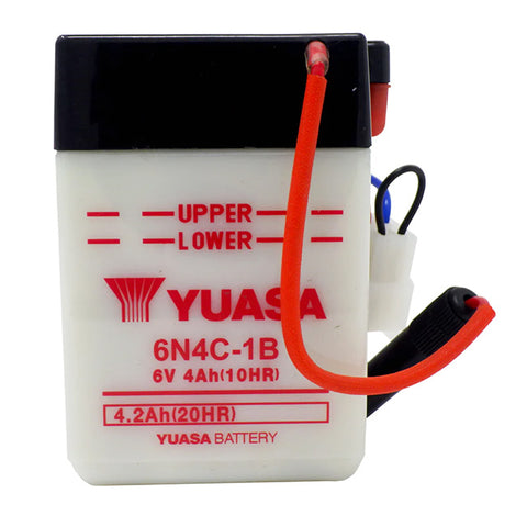 YUASA 6N4C1BPK - comes with acid pack